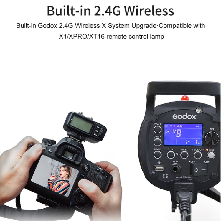 Godox QT600IIM 600Ws 1/8000s High Speed Strobe Studio Flash Light