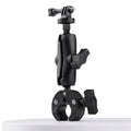 360 Rotation Adjustable Action Camera Bike Motorcycle Handlebar Holder, Extended Version