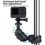 360 Rotation Adjustable Action Camera Bike Motorcycle Handlebar Holder, Extended Version
