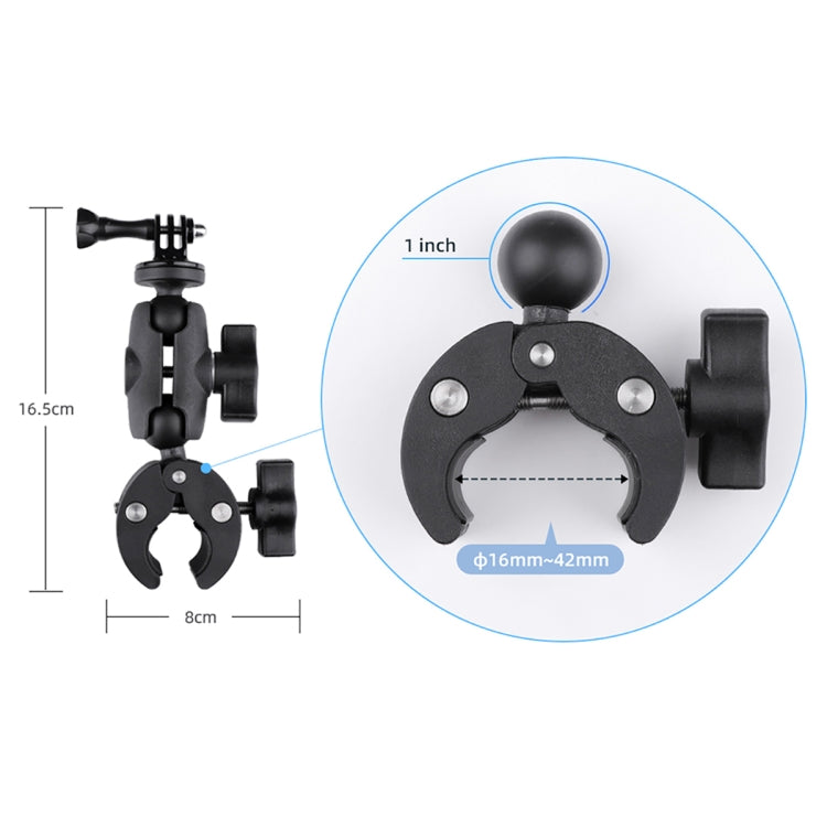360 Rotation Adjustable Action Camera Clamp Plier Base Holder