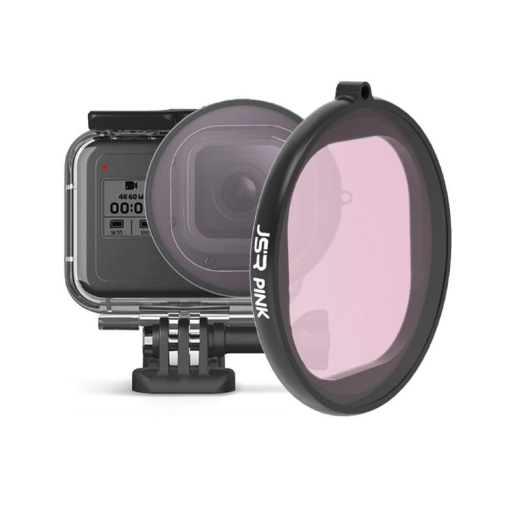 JSR Round Housing Diving Color Lens Filter for GoPro HERO8 Black