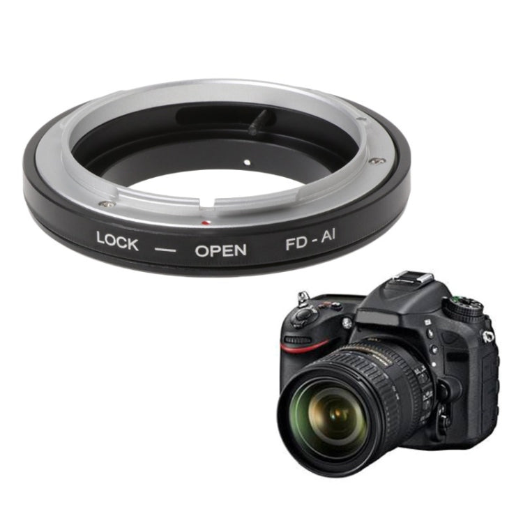 Lens Macro Adapter Ring for Canon FD Lens to Nikon AI Lens, FD-AI FD-NIK