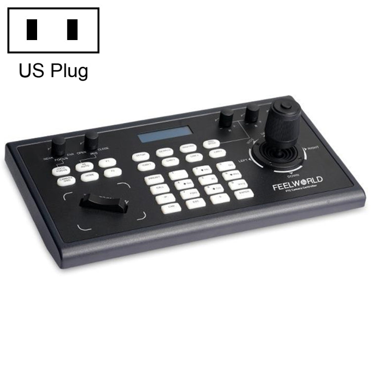 FEELWORLD KBC10 PTZ Camera Controller with Joystick and Keyboard Control, Support PoE