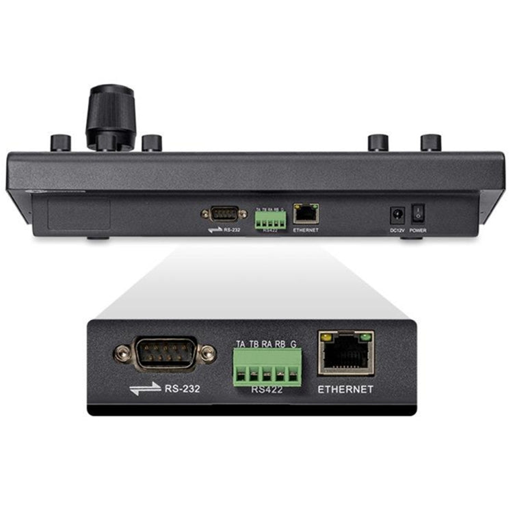 FEELWORLD KBC10 PTZ Camera Controller with Joystick and Keyboard Control, Support PoE