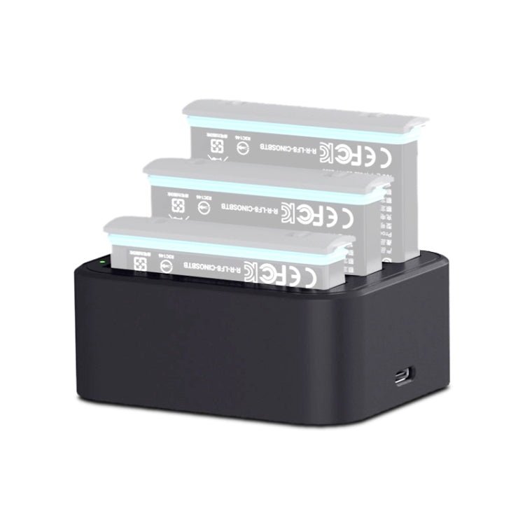 Fast Charger, For Insta360 X3 / One X2 Tri-Slot Batteries