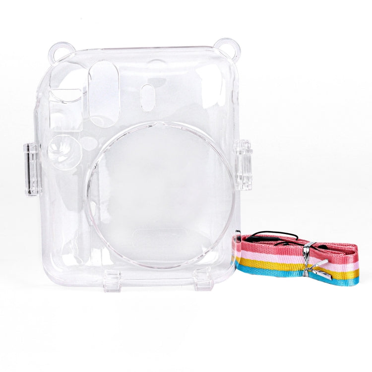 Crystal Hard Case Camera Bag with Shoulder Strap, For FUJIFILM Instax mini 12
