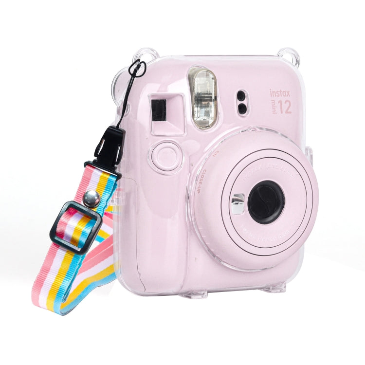 Crystal Hard Case Camera Bag with Shoulder Strap, For FUJIFILM Instax mini 12
