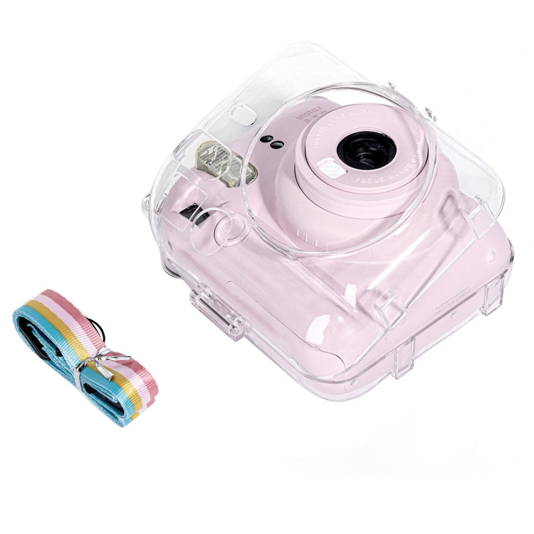 Crystal Hard Case Camera Bag with Shoulder Strap, For FUJIFILM Instax mini 12