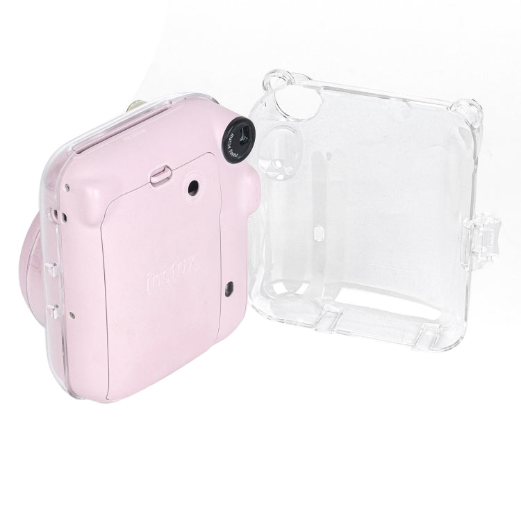 Crystal Hard Case Camera Bag with Shoulder Strap, For FUJIFILM Instax mini 12
