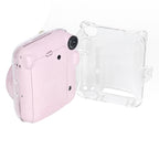 Crystal Hard Case Camera Bag with Shoulder Strap, For FUJIFILM Instax mini 12
