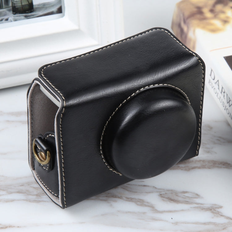 Vlog Camera Full Body Magnetic Leather Camera Case Bag with Strap