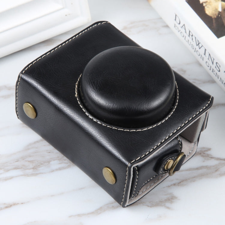 Vlog Camera Full Body Magnetic Leather Camera Case Bag with Strap