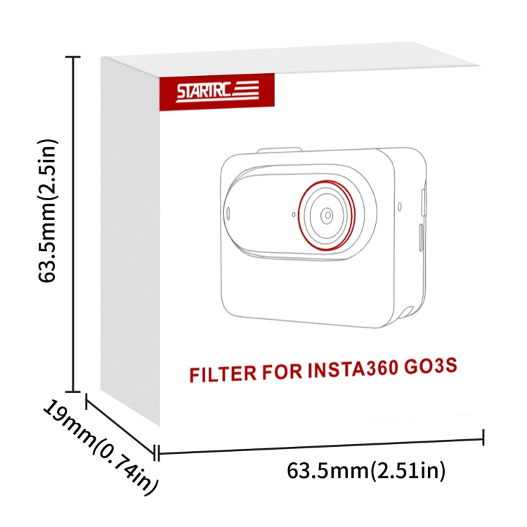 For Insta360 GO 3S STARTRC CPL Camera Lens Filter