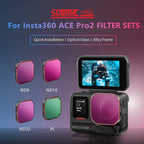 STARTRC 4 in 1 PL ND8 ND16 ND32 Camera Lens Filter, For Insta360 Ace Pro 2