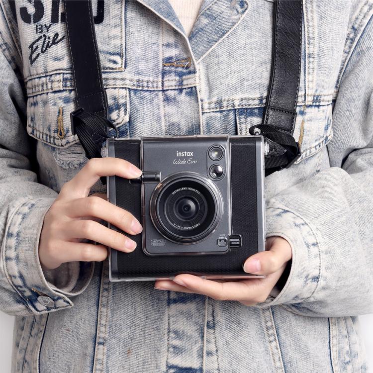 Protective Crystal Shell Case with Strap, For FUJIFILM instax WIDE Evo — view 6