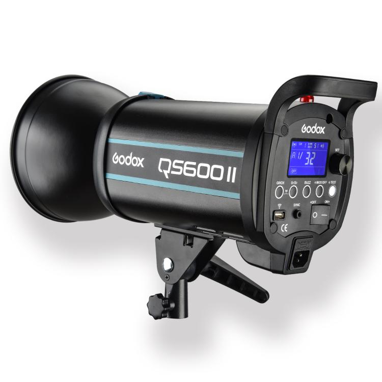 Godox QS600II Strobe Studio Flash Light 600Ws Bowens Mount High Speed Flash — US Plug