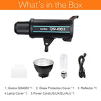 Godox QS400II Strobe Studio Flash Light 400Ws Bowens Mount High Speed Flash — view 12