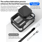 Silicone Protective Case with Wrist Strap & Lens Cover, For Insta360 Ace Pro 2