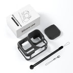 Silicone Protective Case with Wrist Strap & Lens Cover, For Insta360 Ace Pro 2