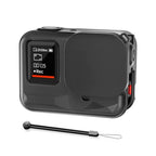 Silicone Protective Case with Wrist Strap & Lens Cover, For Insta360 Ace Pro
