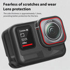 Silicone Protective Case with Wrist Strap & Lens Cover, For Insta360 Ace Pro
