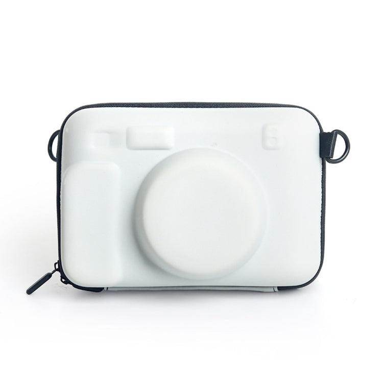 Oxford Cloth EVA Storage Bag with Strap For FUJIFILM Instax WIDE 400 / 210 / 300 — Blue