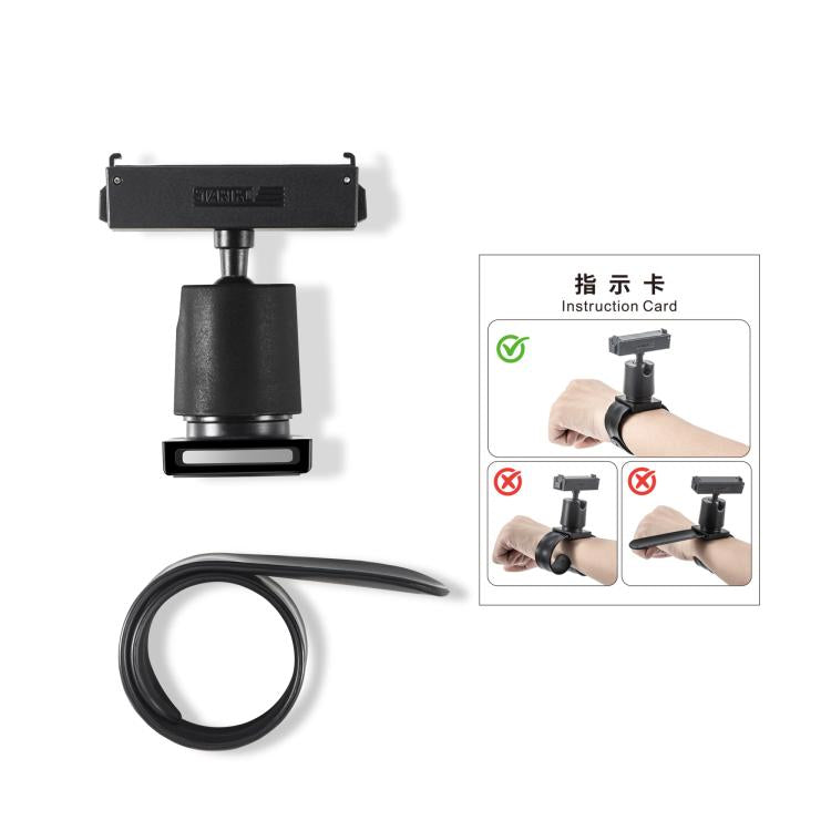 STARTRC Silicone Wristband Snap Ring Quick Release Fixed Adapter Mount, For Insta360 GO 3S / GO 3