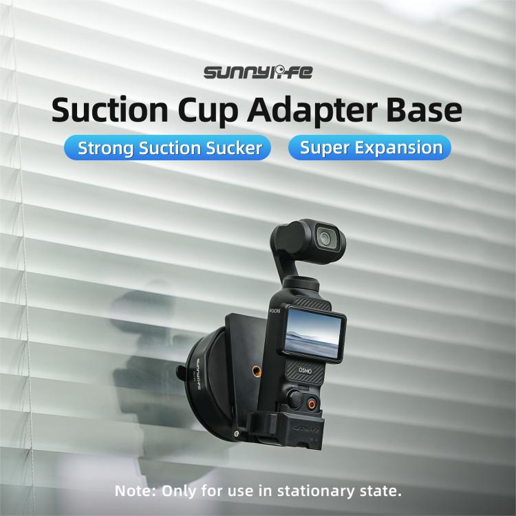 Sunnylife Universal Suction Cup Adapter Base Strong Suction Sucker for Action Camera — view 3