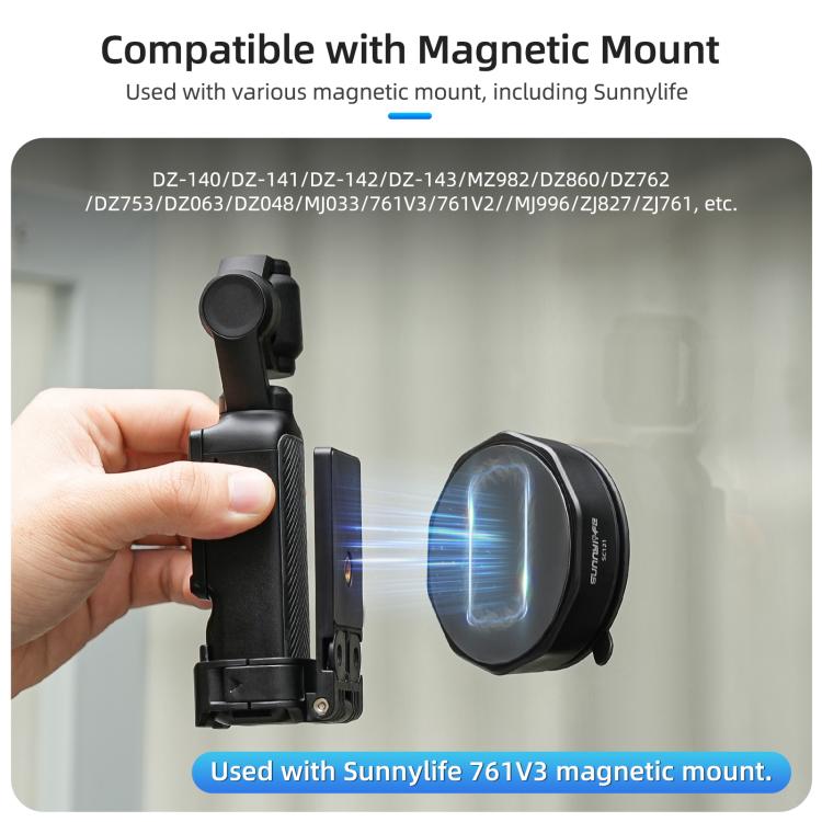 Sunnylife Universal Suction Cup Adapter Base Strong Suction Sucker for Action Camera — view 7
