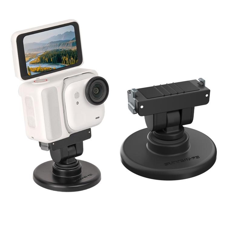For Insta360 GO Ultra Sunnylife Quick-Release Magnetic Base Mount 1/4 180 Tilt Adjustable Tabletop Base Bracket