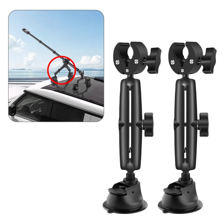 Mount Crab Clamps Set, 2 x Single-leg Car Suction Cup