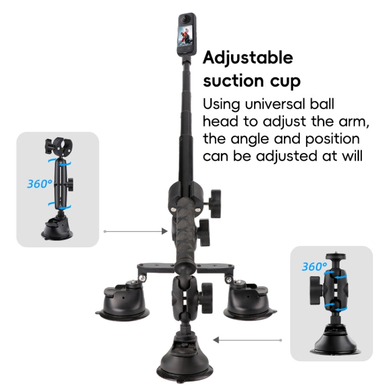 Mount Crab Clamps, Single-leg Car Suction Cup — view 3
