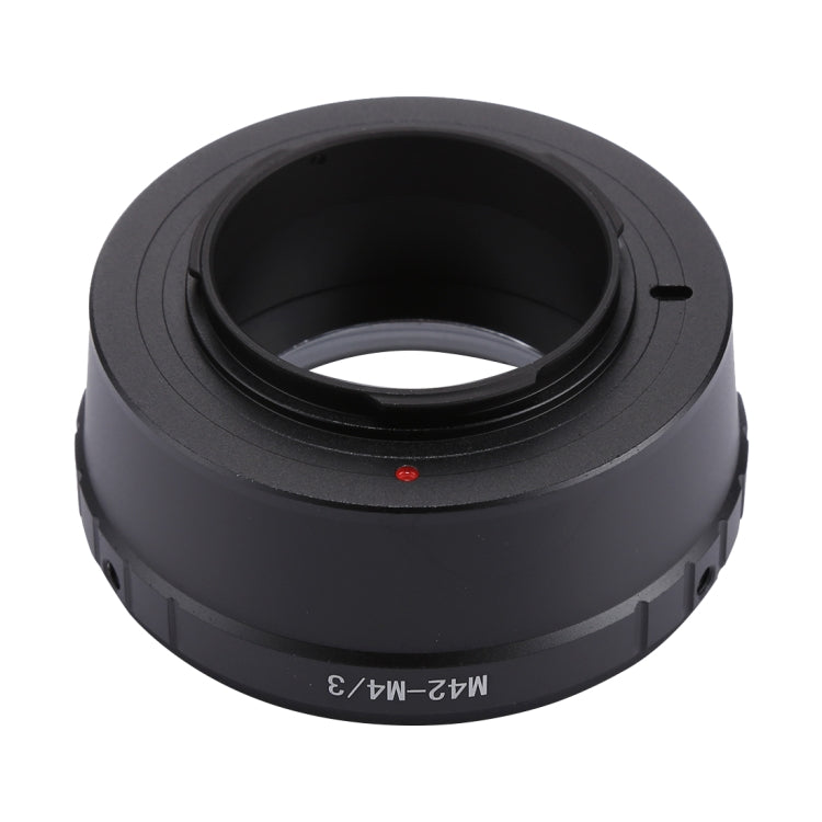 M42 Mount Lens to M4/3 Mount Lens Adapter for Olympus E-P1,  Panasonic G1, GH1-M4/3 Cameras Lens — view 5