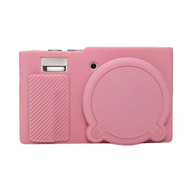 For Panasonic LUMIX ZS99 / TZ99 DC-ZS99GK-S Camera Protective Silicone Cover — Sweet Smoky Pink