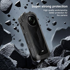 For Insta360 X5 Cold Shoe Carbon Fiber Texture ABS Plastic Protective Frame