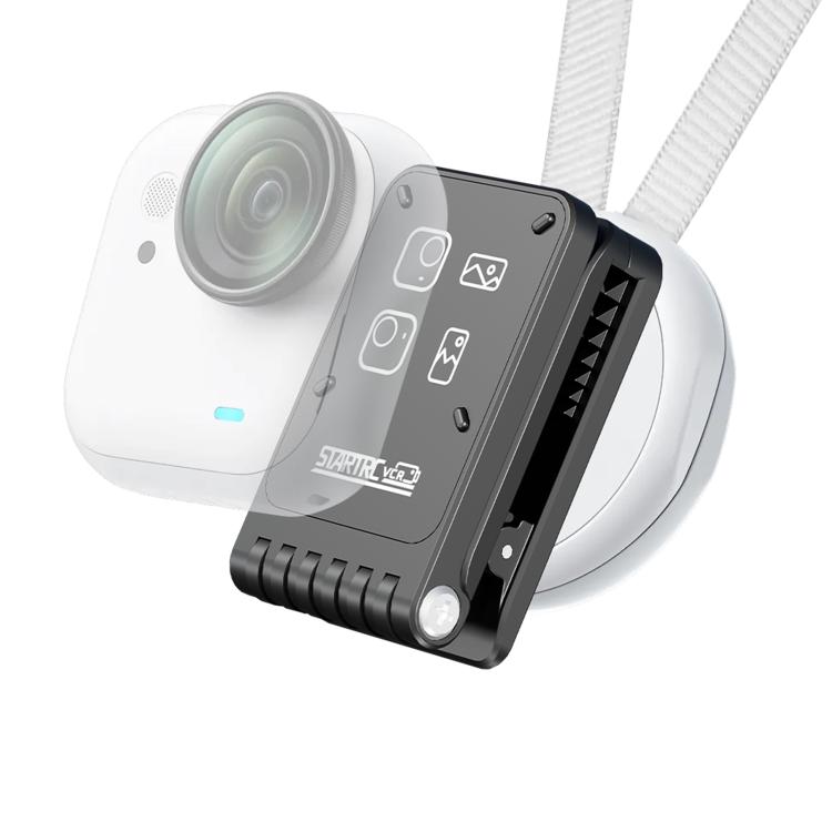For Insta360 GO Ultra STARTRC Magnetic Clip Mount Multi-Angle Hands-Free POV Clip