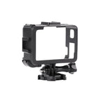 For Insta360 Ace / Ace Pro PC Cage Expansion Adapter Frame with Dual Cold Shoe Bases