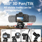 3520 Universal Selfie Live Tripod Mount with Head & Phone Clamp — view 14