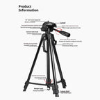 3520 Universal Selfie Live Tripod Mount with Head & Phone Clamp — view 4