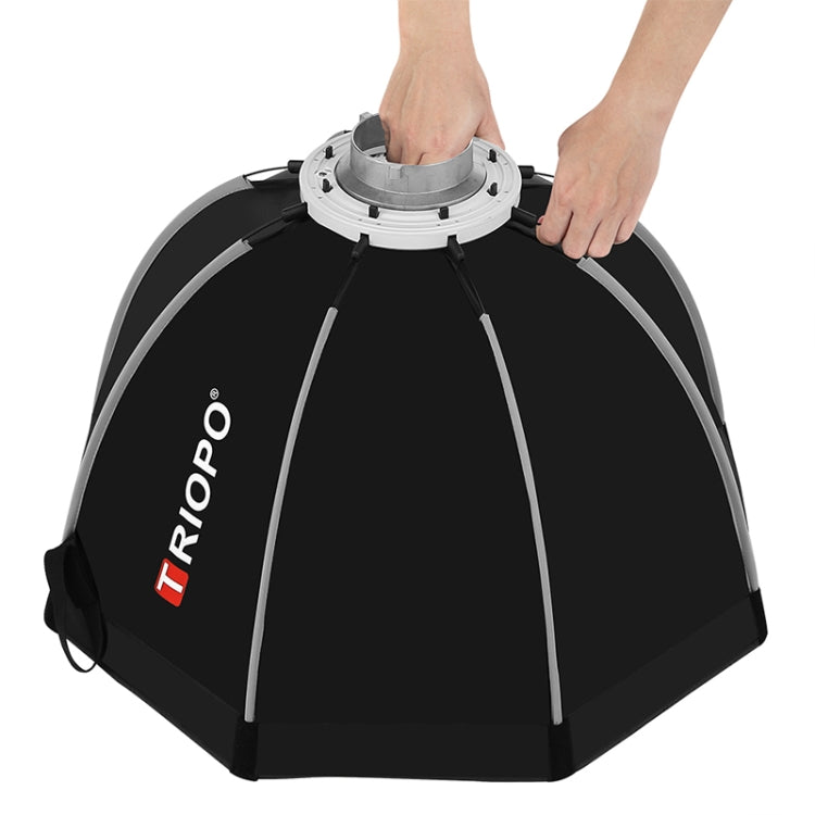 TRIOPO K90 90cm Speedlite Flash Octagon Parabolic Softbox Bowens Mount Diffuser for Speedlite