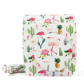Pattern PU Leather Protective Camera Case Bag For FUJIFILM Instax Mini90 Camera, Flamingo Cactus
