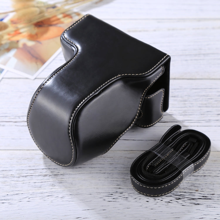 Full Body Camera PU Leather Case Bag with Strap for FUJIFILM X-A3 / X-A2/ X-M1 / X-A10 (16-50mm / 18-55mm / XF 35mm Lens) — view 10