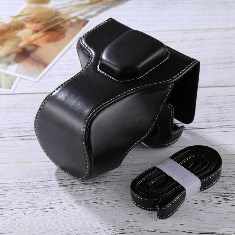 Full Body Camera PU Leather Case Bag with Strap for FUJIFILM XT10 / XT20 (16-50mm / 18-55mm Lens), For FUJI XT10 — view 9