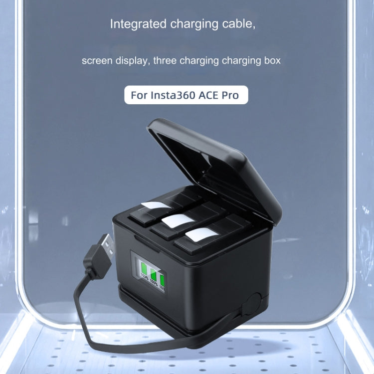 For Insta360 Ace Pro / Ace Tri-Battery Charging Box Case — view 2