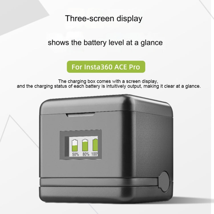 For Insta360 Ace Pro / Ace Tri-Battery Charging Box Case — view 3