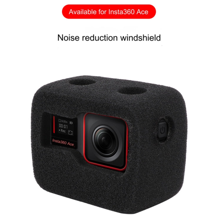 Sponge Foam Windshield Housing Case, For Insta360 Ace