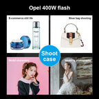 TRIOPO Oubao TTR400W Studio Flash with E27 150W Light Bulb — view 11