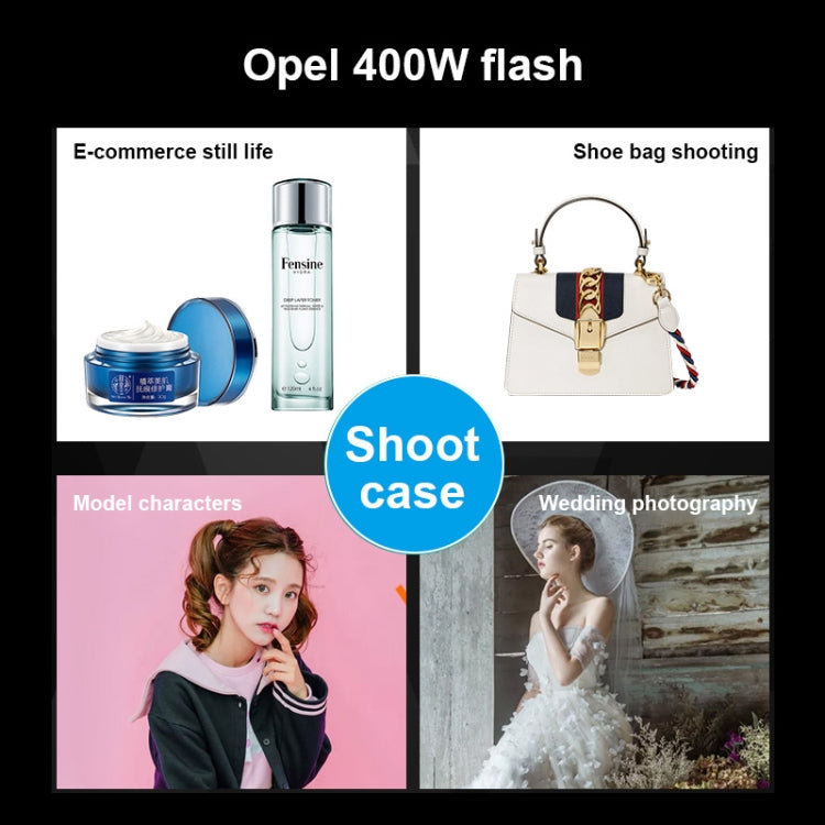 TRIOPO Oubao TTR400W Studio Flash with E27 150W Light Bulb — view 11