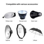 TRIOPO Oubao TTR400W Studio Flash with E27 150W Light Bulb — view 6