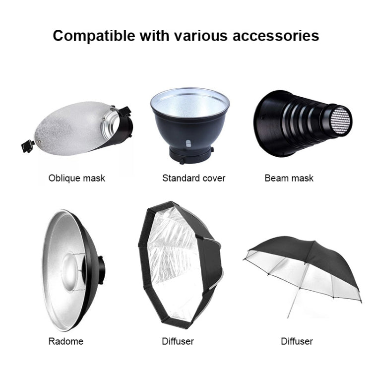 TRIOPO Oubao TTR400W Studio Flash with E27 150W Light Bulb — view 6